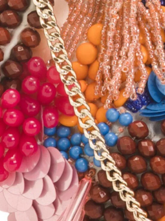 MADE IN INDIA Abstract Sea Coral Bag - Picture 4 of 4